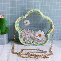 Цветочный лесной зеленый [пакет материалов + руководство] поставляется с цветными шариками + маленькими ромашками.