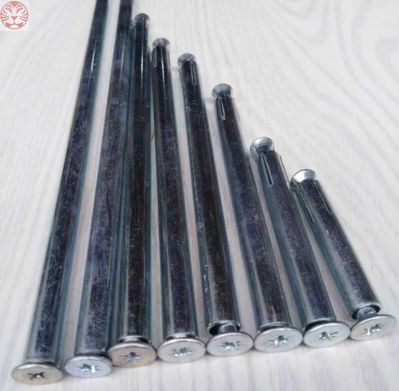Lengthened special length iron puffy silk metal fluffy electric clotheshorse screw Roscrew bolt expansion tube puffy special