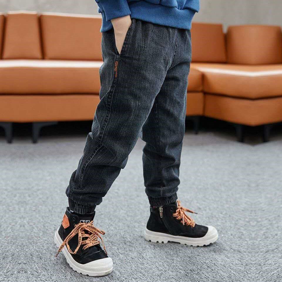 Boys' Jeans 2021 Spring and Autumn Children's Wear Men's Pants Korean version of Zhongda Boys' Casual Pants Students