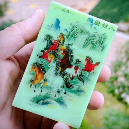 Можно установить светящуюся пластиковую автоматическую прессу с 20 сигаретными коробками с автоматическим пулей с сигаретной оболочкой, а не настраиваемая настраиваемая сигарета корпус