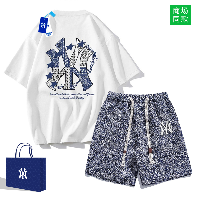 Outlet | Popular Items | Casual Sports Suit Men's T-Shirt Pure Cotton Summer Short-Sleeve Couple Outfit Trendy Brand Outlet | Popular Items | Casual Sports Suit Men's T-Shirt Pure Cotton Summer Short-Sleeve Couple Outfit Trendy Brand