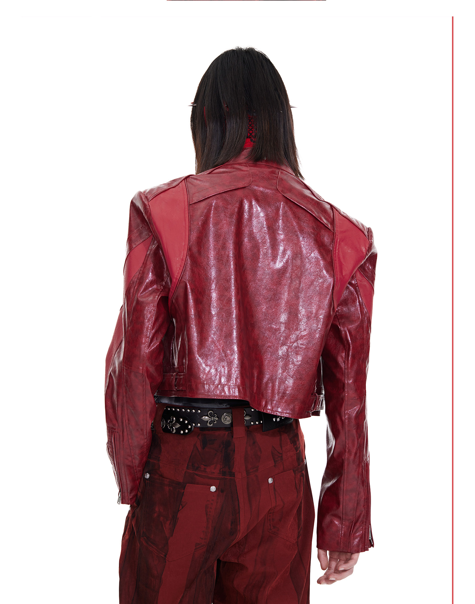 FACEON LAB Akira Cropped Biker Jacket