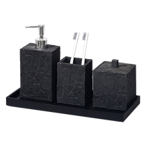 Five-piece hotel toiletry set bathroom sink high-end ornaments bathroom toiletries set light luxury
