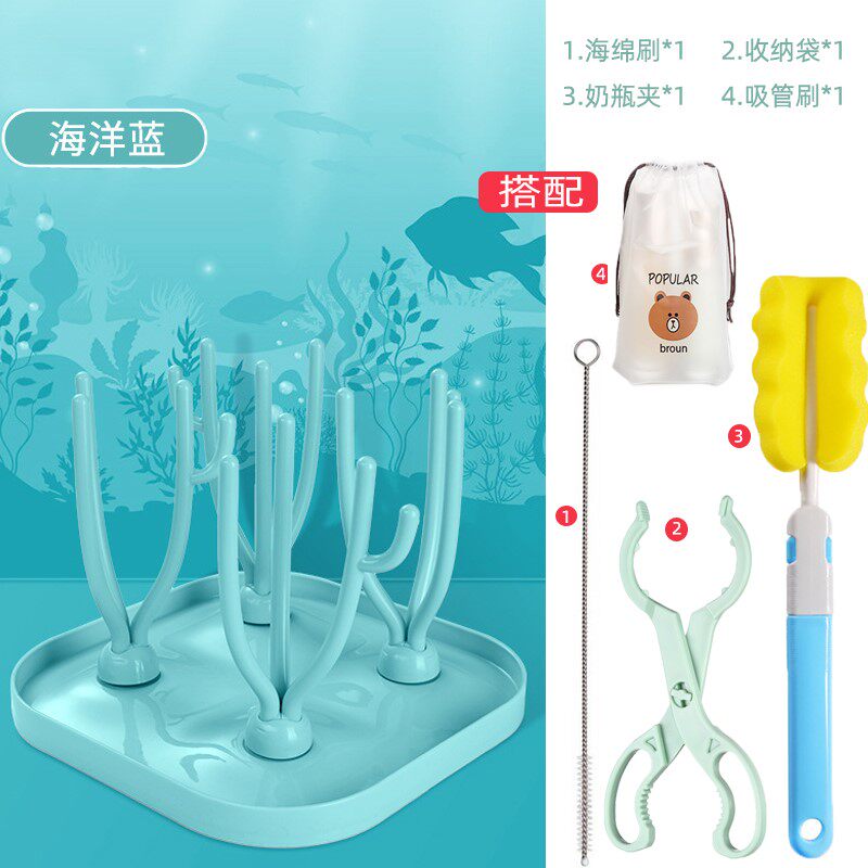 Shelf baby draining rack baby bottle drying household rack hanging drainer bracket water cup drying rack baby