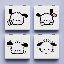 Pacha cute carry-on student portable folding double-sided mirror pattern makeup mirror makeup mirror mini flip girl