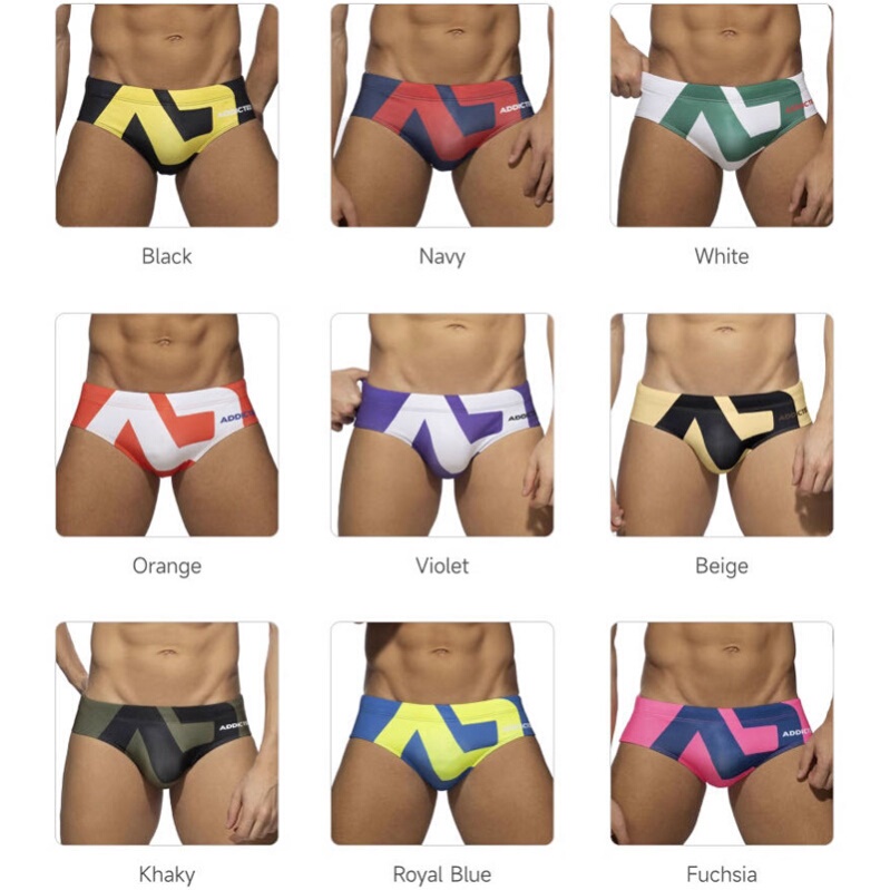 Men's Sexy Triangle Swim Trunks, Fashionable Swimwear, Adult Personalized Letter Print Hot Spring Swimming Pool Shorts, Trendy Men's Sexy Triangle Swim Trunks, Fashionable Swimwear, Adult Personalized Letter Print Hot Spring Swimming Pool Shorts, Trendy