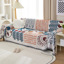 Anti-cat grabbing cloth sofa cover minimalist modern sofa full cover cloth cushions Inwind all season universal rental cover towels