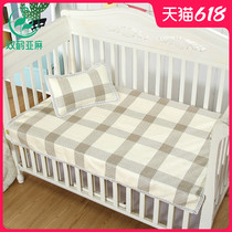 Twin Crane Flax Baby Cool Mat Newborn Baby Breathable Crib Summer Childrens Kindergarten Afternoon Nap Mat summer
