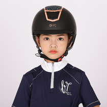 RIF Equestrian Helmet Juvenile Riding Helmet Fashion Equestrian Obstacle Helmet Large Cap Peak EU Safety Certification