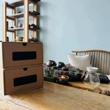 Гофрированная экологически чистая ящика для хранения коровьей бокс -бокс -бокс не сетка