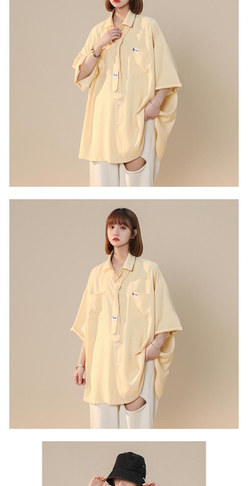 black Ice silk Short sleeve shirt female 2025 The new summer Thin money shirt loose coat easy Big size Women's wear Put on your clothes