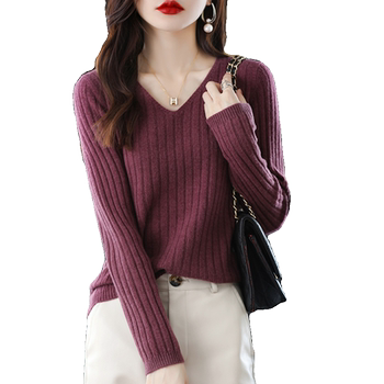 Warm sweater and fashionable top