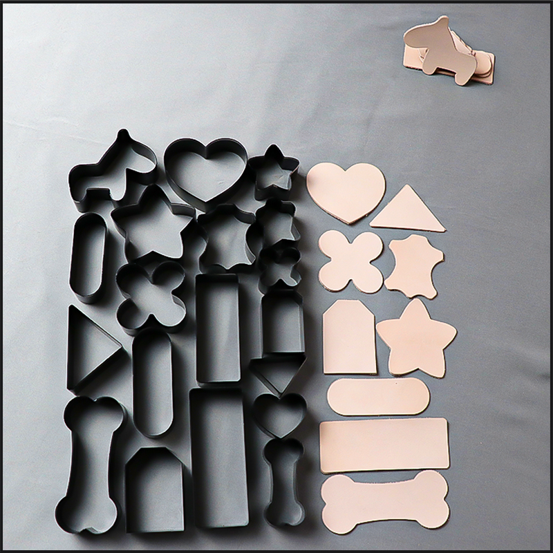 High quality CNC blade boutique elliptical love star bone 19 knife mold manual diy mold cemented carbide