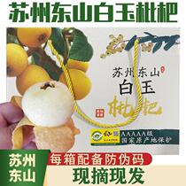(Extra large white jade cannon heads are limited to 20 pieces per day) Suzhou Dongshan white jade loquat fruit crown jade fruit fresh fruit