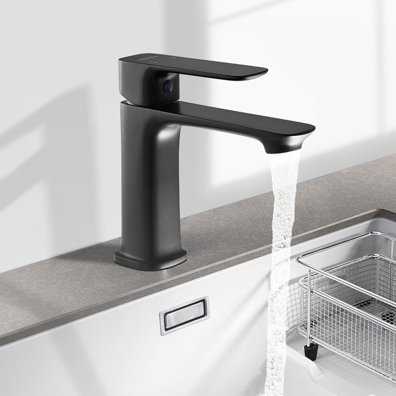 Arrow sign bathroom hot and cold tap Domestic washroom washbasin washbasin Wash Basin Wash copper surface basin pumping pull tap 