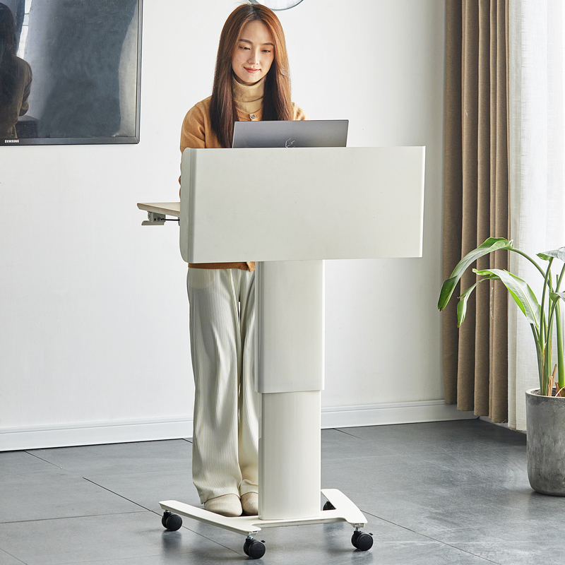 Adjustable Podium, Modern and Simple, for Classrooms and Conference Rooms, Movable Small Podium Table, Hosting and Lecture Podium Adjustable Podium, Modern and Simple, for Classrooms and Conference Rooms, Movable Small Podium Table, Hosting and Lecture Podium