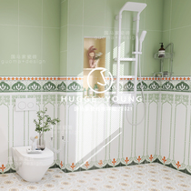 Guomajia Nordic Internet celebrity small flower tiles kitchen bathroom balcony lower wall tiles restaurant flower wall tiles