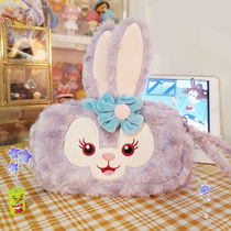 Gift to elementary school Animal Stars delle pen bag pencil case plush pattern Shirley Mei Cute Cashier Bag Makeup Bag