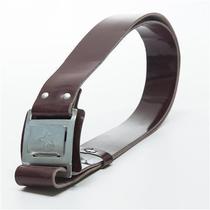 Old leather belt nostalgic 65 style inner belt old canvas brown armed with leather army training external belt student