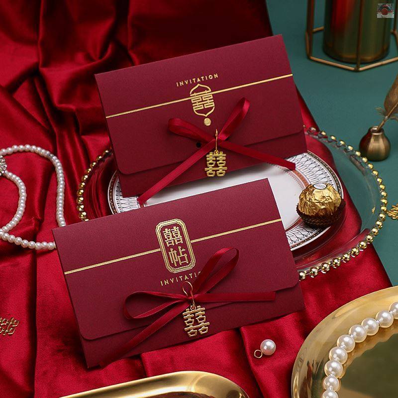 Wedding Invitation Cambodia Heinebook 2020 Wedding Creative high-end Chinese Festive Post China Wind Invitation Letter Customized Wedding items