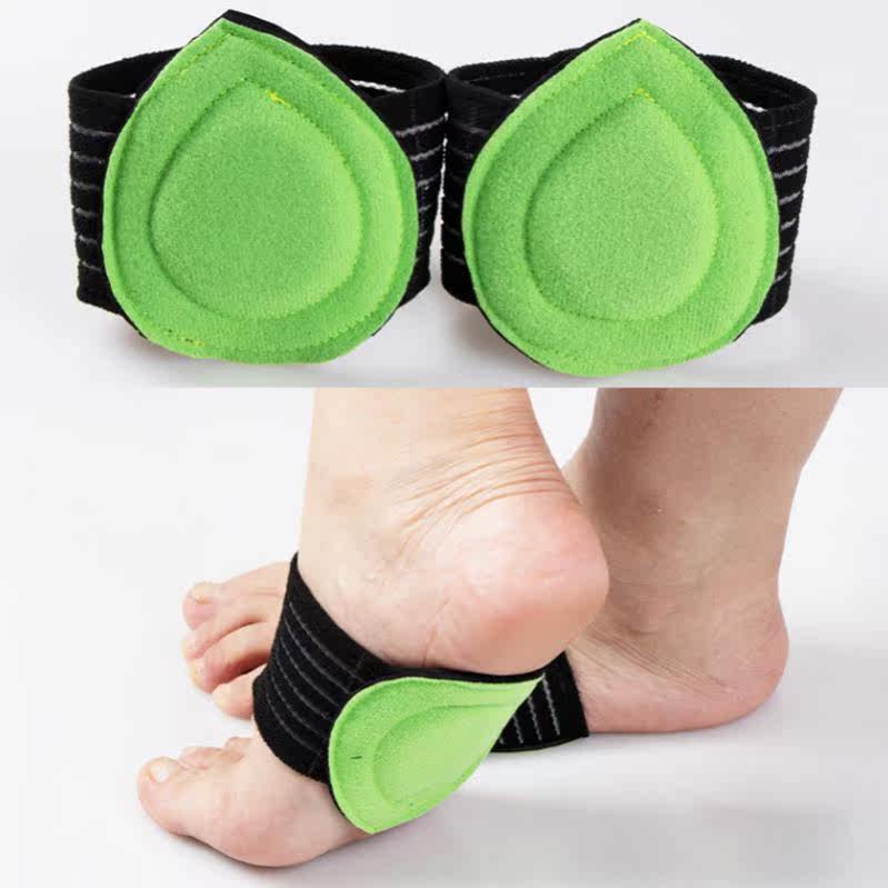 Footbed arch sneaker pad l green and black toe guard pad flat plank support pad long leg arch pad summer