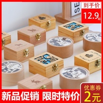 Wooden retro hand-cranked music box diy creative goddess festival to give female birthday gifts