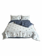 Spend time to live pure cotton double layer yarn baby cotton bed sheet four-piece set cartoon pillowcase bedding