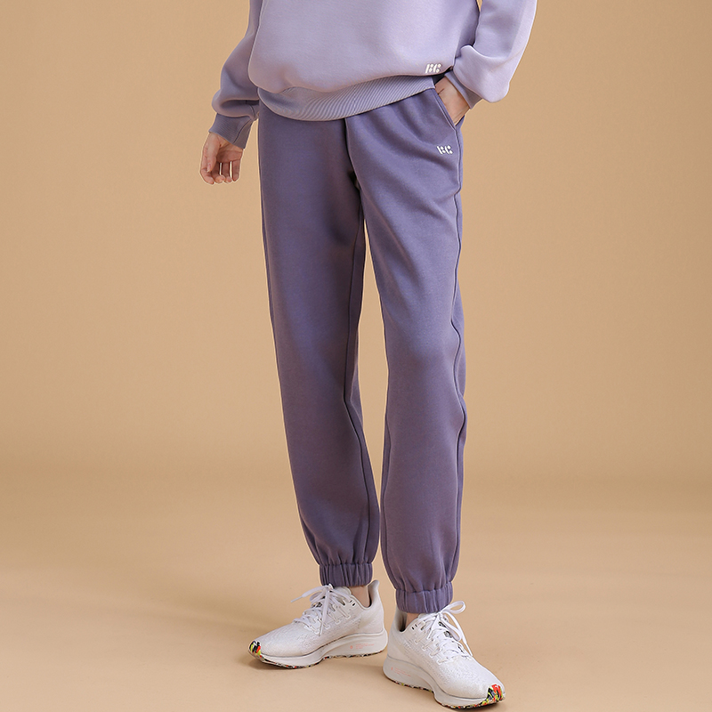 FIZZCOCO Boike Yunrou series lightweight silhouette sweatpants sports casual warm fried street trousers women