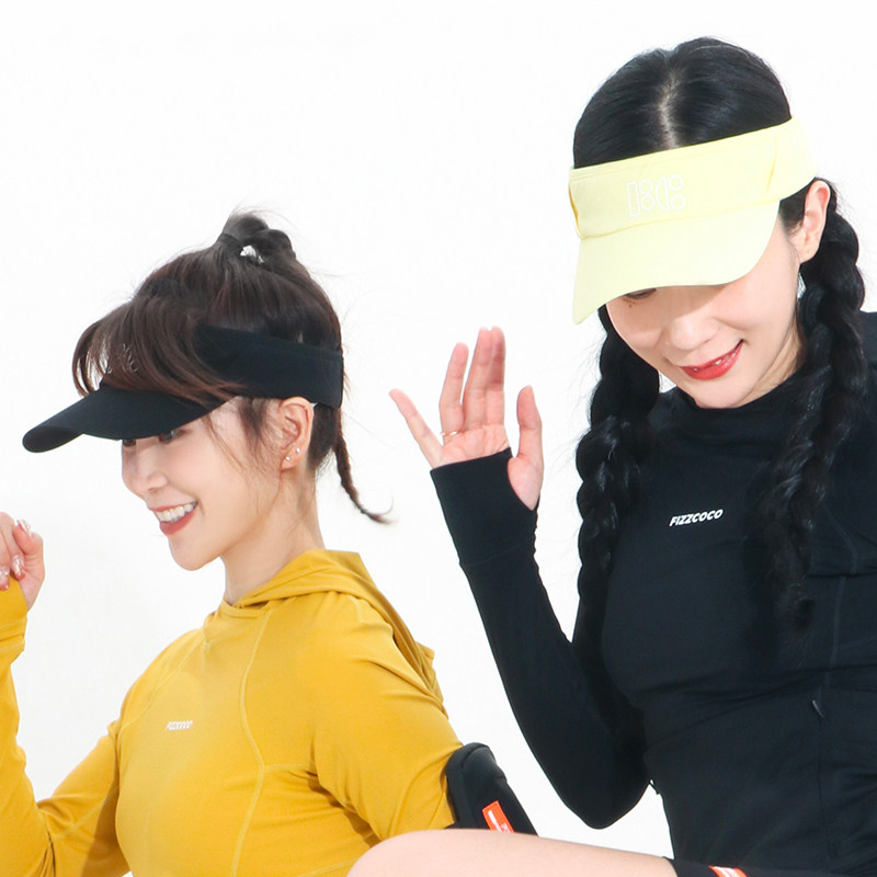 fizzcoco boiling sun protection cap 2022 new outdoor beach running fray shade sports empty cap woman