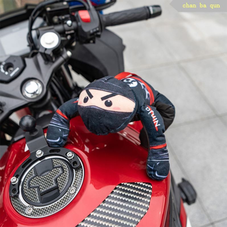 Motorcycle fuel tank magnet doll Motorcycle decoration doll Car roof fun personality creative magnetic cartoon