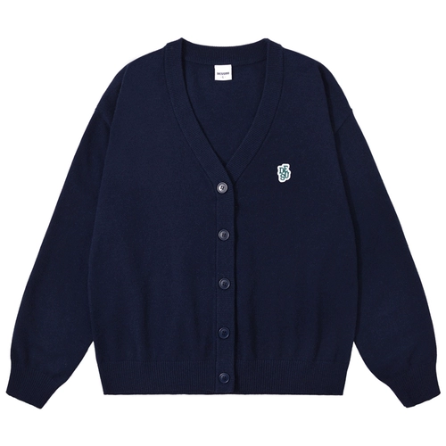 DESSUU Осенний трикотажный кардиган, куртка, цветной свитер, свободный крой