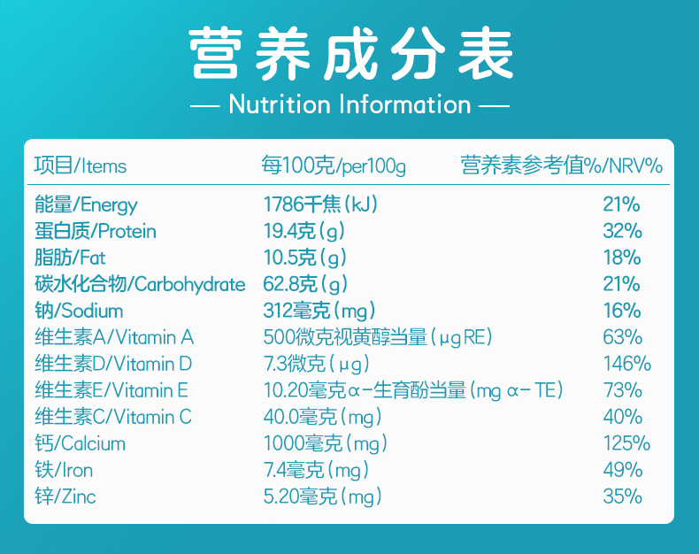 【礼盒装】益生菌高钙奶粉710g*2罐