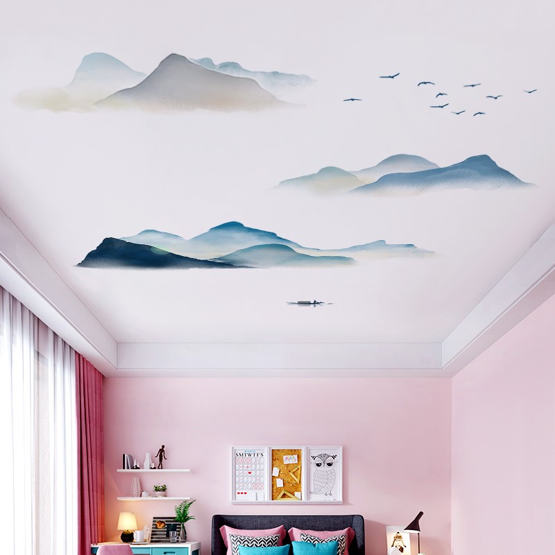Roof decoration ceiling Ugly Sticker Top Suspended Ceiling Creative Personality Material Self-Mounted Living Room Roof Adornment