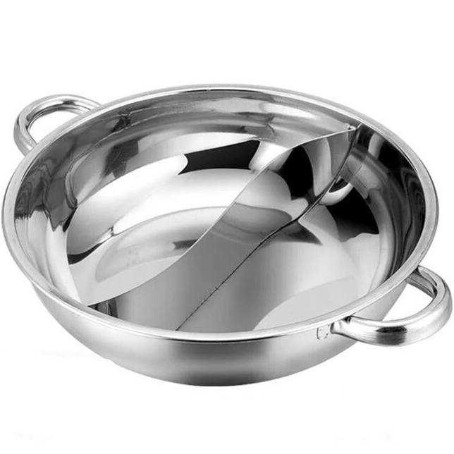 Mandarin Hot Pot pot Home Large capacity 10 people Superspecialty pan 304 stainless steel (40CM large hot pot)