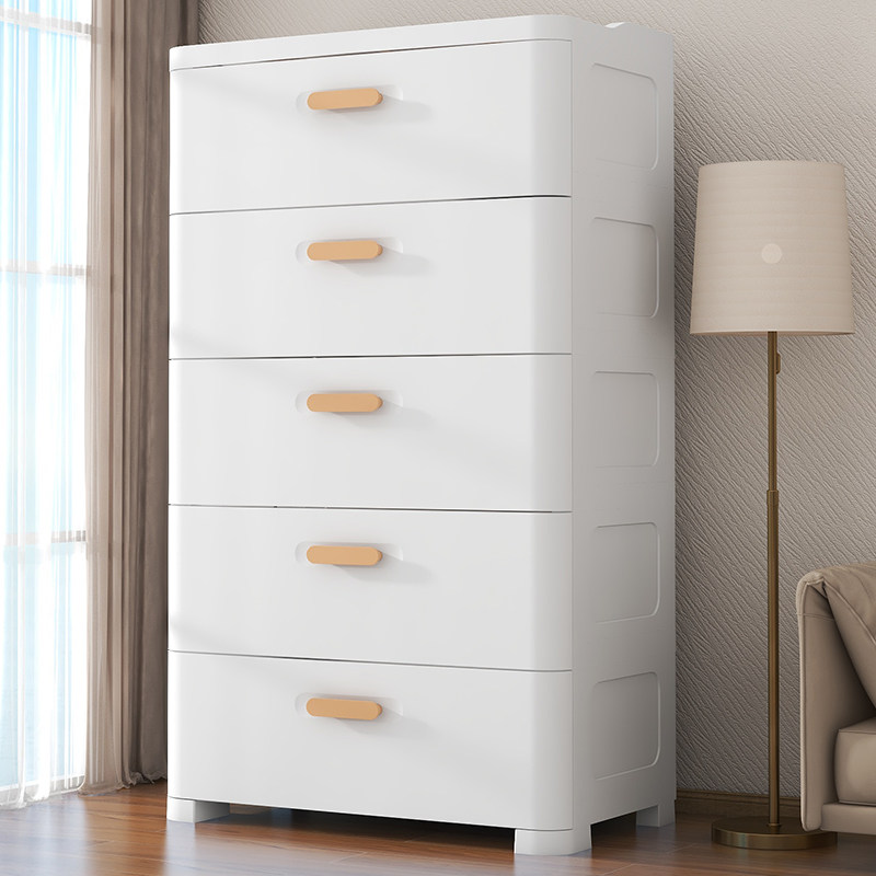 Thickened plastic drawer storage cabinet finishing cabinet bedside locker children's clothes storage box living room storage cabinet - Taobao