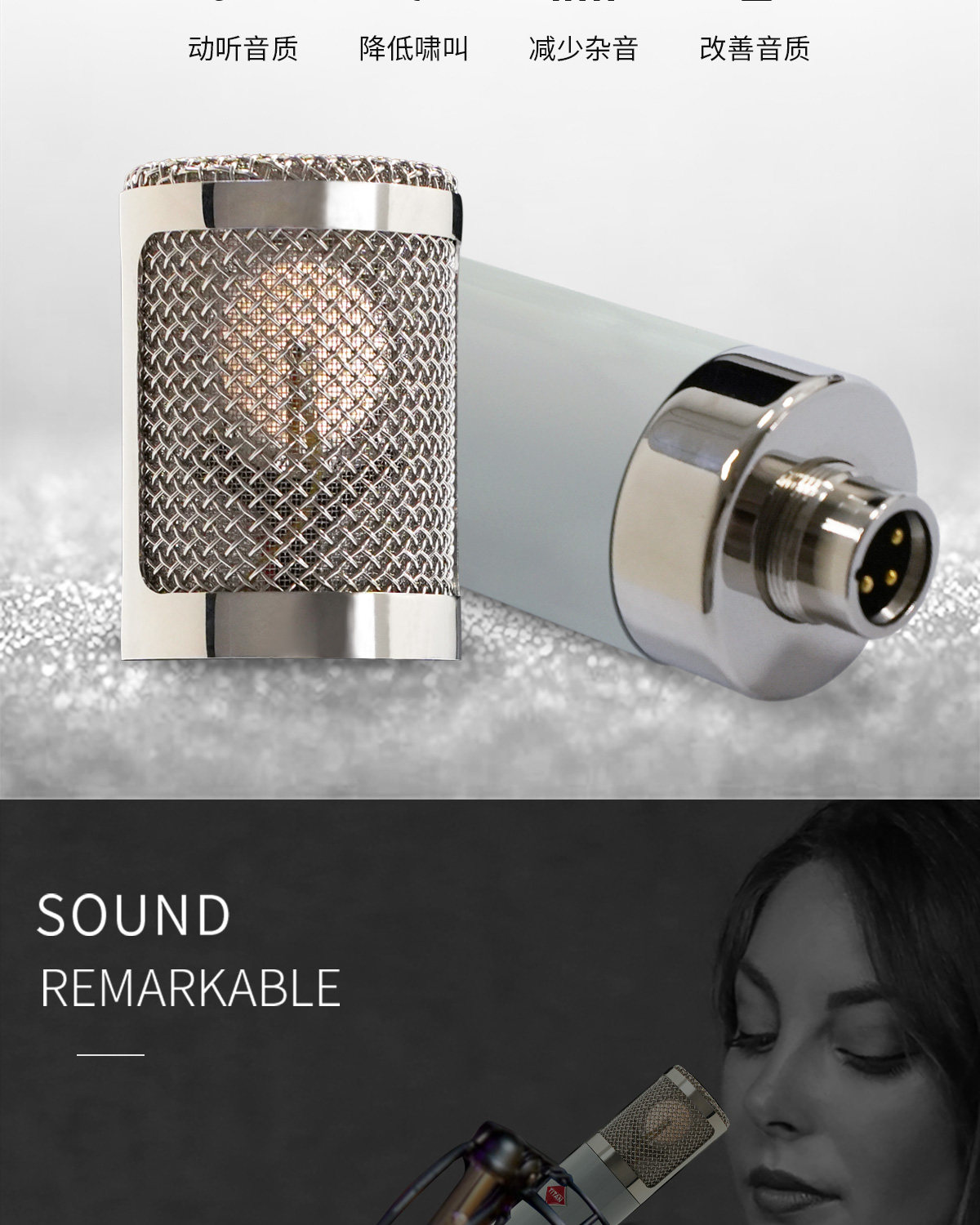 TITAN AUDIO/泰坦 T1 大振膜电容麦克风插图4