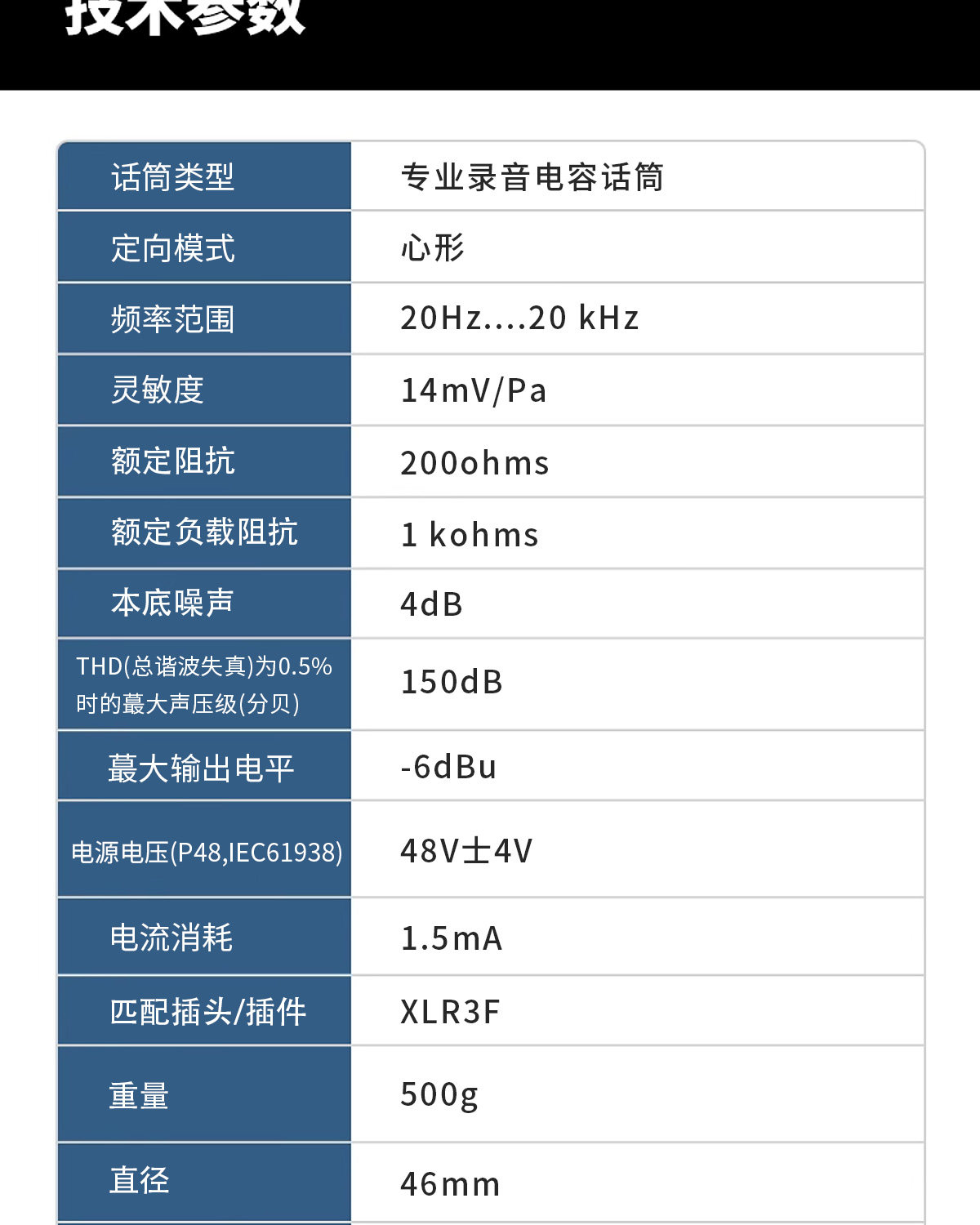 TITAN AUDIO/泰坦 T1 大振膜电容麦克风插图10