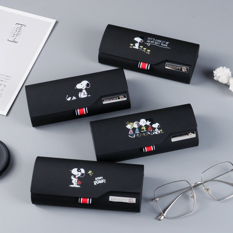 Glasses box two-dimensional advanced sense large capacity myopia anti-stress portable women's ultra-thin 2021 women's new sunglasses creative