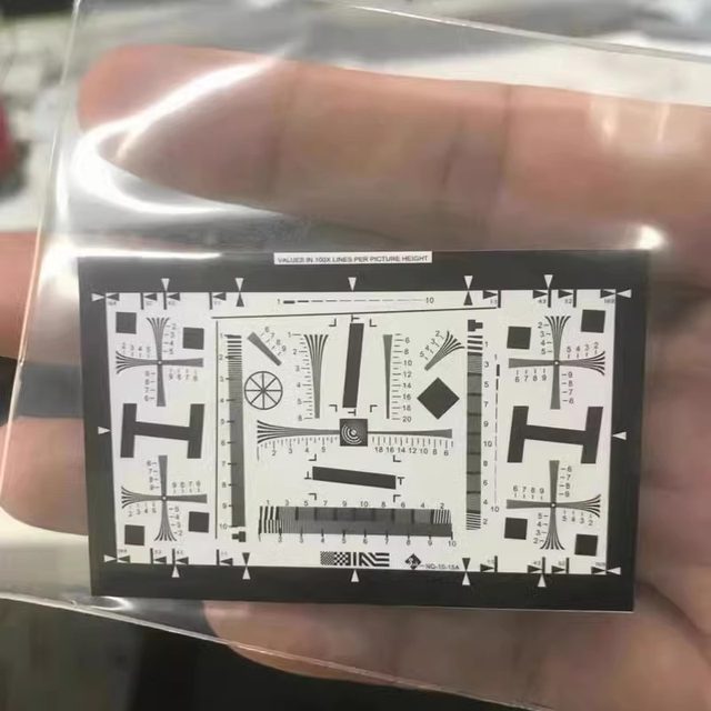 Iso12233 Resolution Test Card Camera Lens Sfr Resolution Clarity Test Chart Calibration Board 3Nh