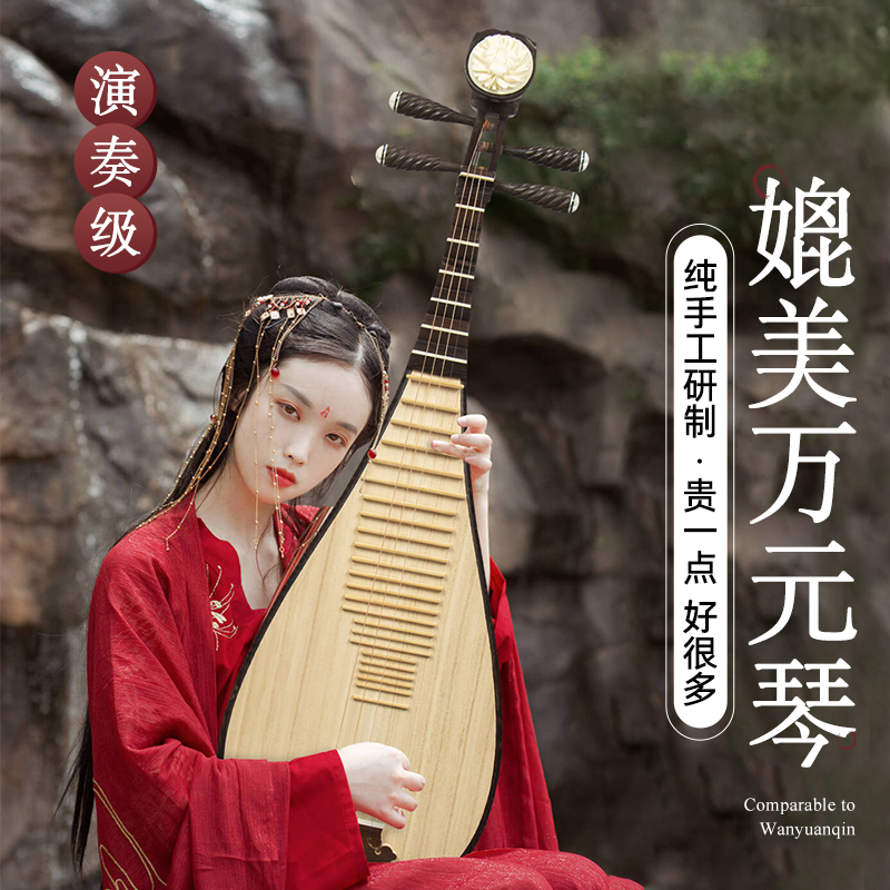 Chicken wing wood pipa musical instrument grade examination special professional beginner professional beginner entry to play pipa piano pipa