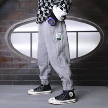 Clearance Bambara discount autumn and winter new boys pants in the big boy plus velvet one velvet cotton sweatpants