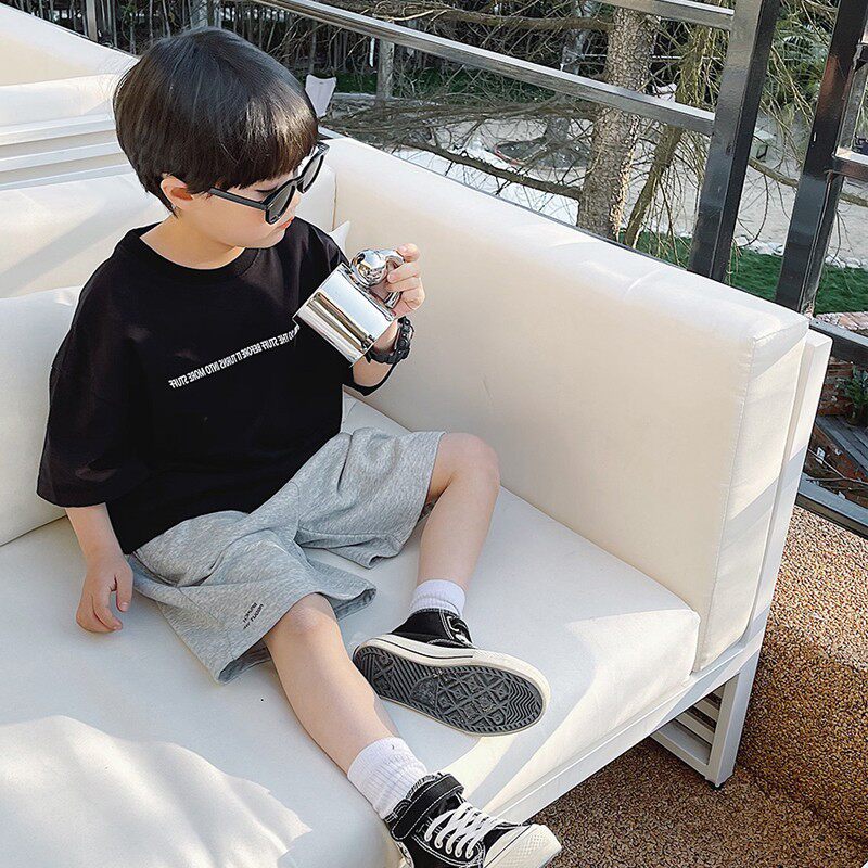 Clearance discount summer children's clothing boys short-sleeved summer new children's pure cotton casual fashion sports half-sleeved T-shirt