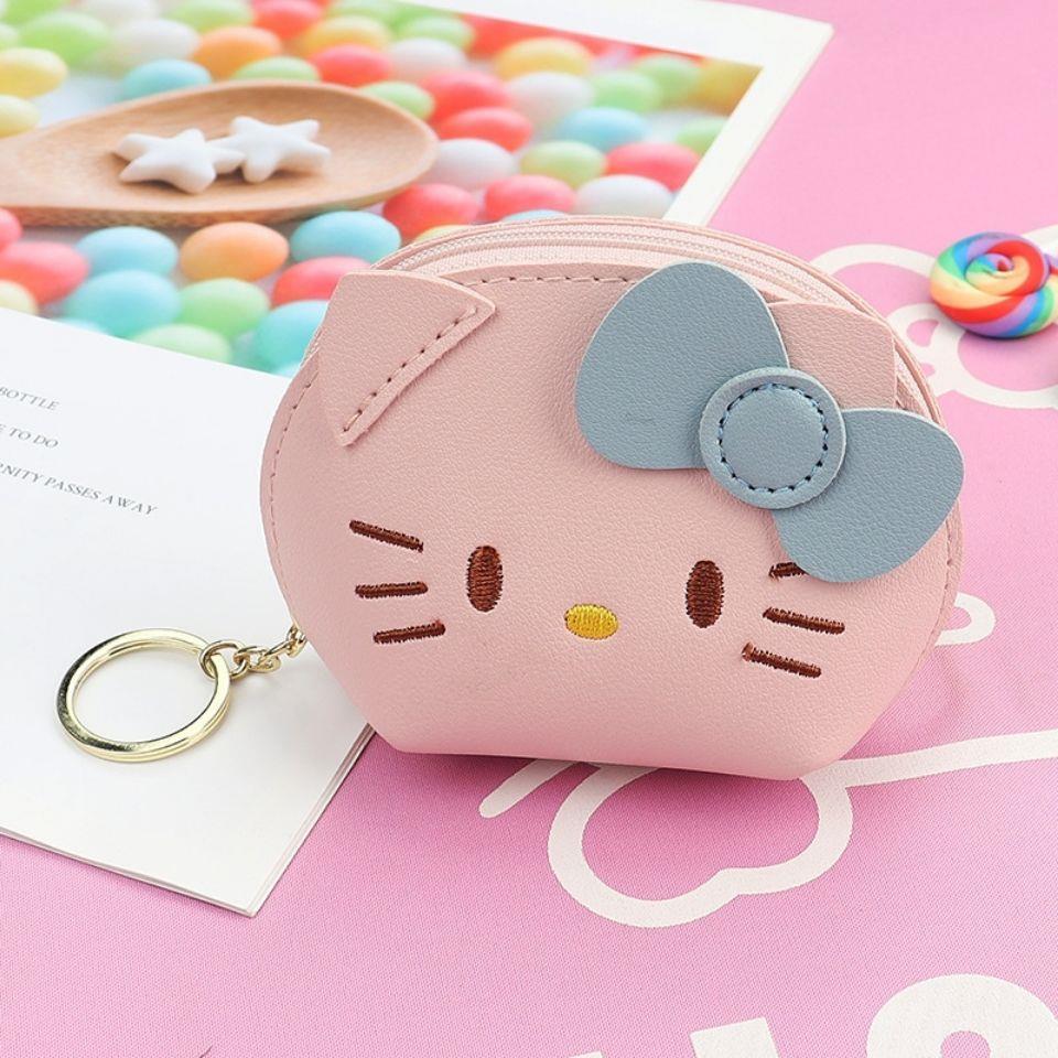 New Cartoon Zero Wallet Schoolgirl Han Edition Cute Ins Girl Wallet Hand Grab Key Bag Short Mini Bag