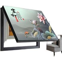 Air Switch Box Decoration Painting Electric Meter Box Extremely Minimalist 3d Cubism Home Electric box Accessories Shade painting frescoes