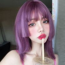 Jellyfish head wig princess cut full head 2021 popular simulation high-end chemotherapy after women burst female straight hair