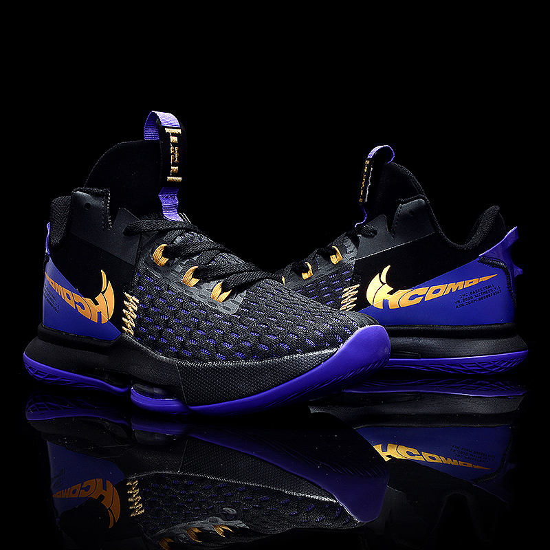 Basketball shoes James witnessed the 5th generation spring and autumn new air cushion 8 actual combat Kobe 6 limited edition wear-resistant aj1 men's shoes tide