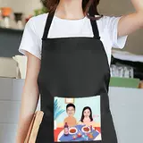Водонепроницаемый модный фартук для еды подходит для мужчин и женщин, делается под заказ