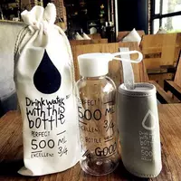 Прозрачная белая крышка цифровой чашки+набор чашек+тканевая сумка