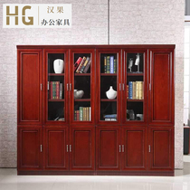 Office Location File Cabinet Solid Fuel Glass Bookcabinet Office Cut Cabinet