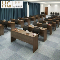 Table Simple Meeting Table and Chair Combined Training Table Free Paint-free Paint-Roll Table Double Table